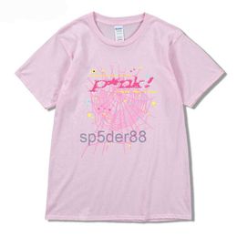 Summer t Brand Shirts Hip Hop Singer Y2k Sp5der 555555 T-shirt Luxury Men Women Tops Tees Designers Spider Web Tshirts Couples Short Sleeve Fashion T-shirts Z70i N9H5
