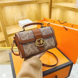 Net Red Winter New Fashion Print Small Square One Shoulder Crossbody Hot Sale Women's Bag 3641