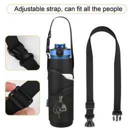 Storage Bags Water Bottle Bag Keep Your Cool Insulated Sling For 32oz Bottles Sli M Cups Carrier Strap Sports Holder