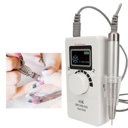 Equipment 40000rpm Electric Nail Drill Handpiece Manicure Hine Pen Handle Polish Grind Hine Handpiece Manicure Pedicure Tool