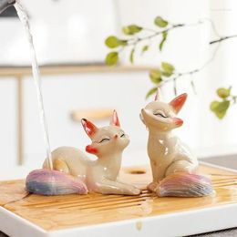 Tea Pets Color-changing Pet Home Decoration Resin Play Table Ornaments Teaware Set Chinese Gongfu Ceremony Accessories