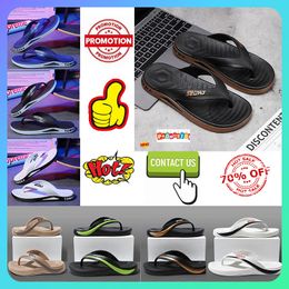 Free shipping Designer Casual Platform Slides Slippers man wear-resistant anti slip Rubber breathable soles flip flops Flat Summer Beach Slipper size40-45