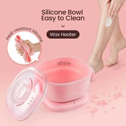 Epilators 400ML Silicone Bowl Wax Heater Machine Hair Removal Wax-melt Machine Depilatory Wax Melting Warmer Wax Heating Base Pot Melter YQ240119