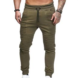Sweatpants Mens Joggers Sweatpants 2021 Autumn Winter Casual Slim Full Length Track Pants Men Stripe Design Solid Streetwear Trousers Men