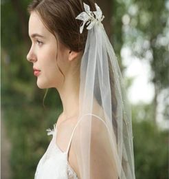 Fashion Ivory Pearls Bridal Veil 15M Country Wedding Veils With Comb Romantic Boho Tulle Veils 2020 Ideas Bride Hair Crown Veils 6480519