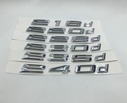 For Bmw 2Class Performance Sticker 218d 220d 228d 230d 235d 240d Car Rear Boot Logos Badge Emblem Decal8275033