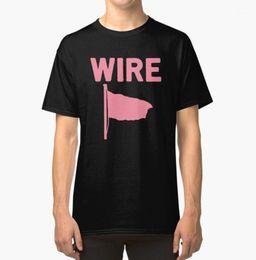 Wire Pink Flag T Shirt Band Punk Chairs Missing Change Becomes Us Vintage Badass Men039s TShirts8101458