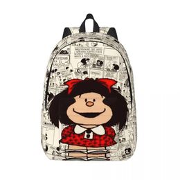 Bags Anime Mafalda Laptop Backpack Men Women Casual Bookbag for College School Students Cartoon Kawaii Bags