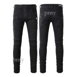 Purple Jeans Mens Mens Skinny Jeans Designer Purple Brand Jeans Denim Pant Distressed Ripped Biker Black Blue Jean Slim Fit 228