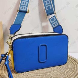 Designer bag Snapshot Multi-color Camera Classics Mini Mark Handbag Women's Wide Shoulder Bag Fashion Luxury Leather Flash Strap top Texture 70% off online sale 6125