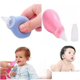 Nasal Aspirators Newborn Sile Kids Safety Nose Cleaner Aspirator Vacuum Suction Children Baby Care Sucker Drop Delivery Maternity He H Dh2Pa