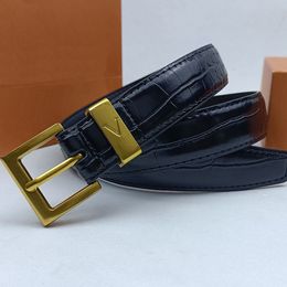 Designer Belt Women Belts Fashion Real Leather Belt For Women Letter Needle Buckle Black White Strap 2.5cm 3.0cm Width