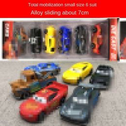 Wholesale Cartoon Diecast Model Cars alloy set Storey Toy combination sliding Colour multi style