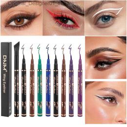 Eyeliner Sweatproof Colourful Liquid Eyeliner Pen Matte Quick-drying Eye Wing Eyeliner Pencil Waterproof Long Lasting Eye Makeup Tools Q240119