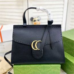 Designer handbag women's leather beach high-quality and fashionable shoulder flap with buckle closure messenger bag 70% off online sale P57 80% off outlets slae