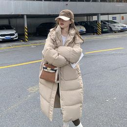 Women's Trench Coats 2024 Winter Korean Loose Fashionable And Casual Windproof Warm Medium Length Design Bread Jacket Ladies' Down Coat