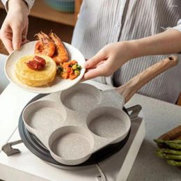 Pans Stone Fried Egg Pan Suitable For Gas Stove And Induction Cooker Nonstick Pancake Frying Omelette