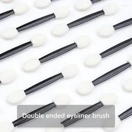 Makeup Brushes 25pcs/set Disposable Eyeshadow Dual Sided Sponge Kits Eye Shadow Applicator Nail Art Cosmetic Professional Tools
