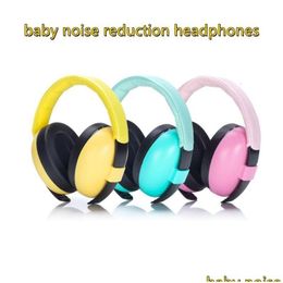 Grooming Sets Baby Ear Protection Adjustable Earmuffs Infant Kids Hearing Protector Noise Reduction Muffs Gifts Drop Delivery Maternit Dhu4P