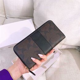 Fashions Designers Wallets Bags Women Purse Card Holder Clutch Bag Genuine Leather Luxurys Zipper Business Long Wallet Men Wrist bag 1698