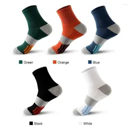 Men's Socks Men Sock With Comt Cushion 5 Lot Breathable Running Ankle Sports Athletic For