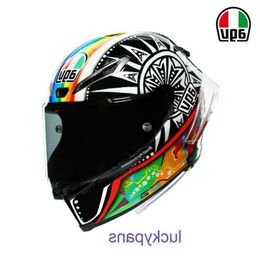 Fiber AGV Motorcycle Helmet Full Men's Carbon PISTA GP RR Track Anti Mist Seasonal Universal Limited Edition 2 3I95