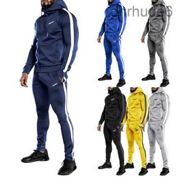 Men Tracksuits Autumn and Winter Designer Mens Woman Long-sleeved Jacket Casual Trousers Sports Suit for Stripe Large Size Tracksuit 1I33