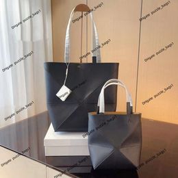 Women's luxury handbag designer bag High quality leather Folded Mini Tote bag One Shoulder Crossbody Bag Fashion design Shopping Fold Deformed bucket bags