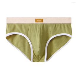 Underpants Men Sexy Convex Pouch Briefs Breathable Comfortable Panties Low Rise Bikini Underwear Jockstrap Trunks Lingerie