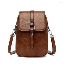 Evening Bags Straight Small Bag Women's Fashion Versatile One Shoulder Messenger Mini With Mobile Phone