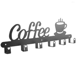 Kitchen Storage Coffee Mug Holder Wall Mounted Bar Decor Sign Cup Rack Holds Hanger