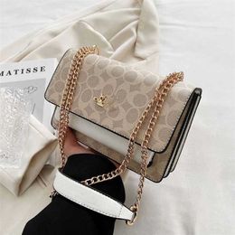 High quality fashionable women's 2023 new chain crossbody multi compartment small square bag style backpack 1289