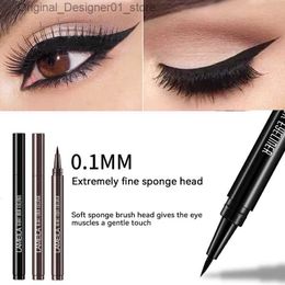 Eyeliner Black Liquid Eyeliner Brown Color Liquid Eye Liner Pencil Waterproof Long Lasting Quick Drying Not Bloom Natural Korean Cosmetic Q240119