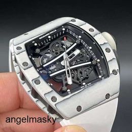 RM Wrist Watch Richardmill Wristwatch RM61-01 White Ntpt Runway Limited Edition Sports Machinery Wrist Chronograph