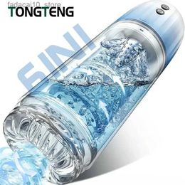 Other Health Beauty Items 7 Rotating Sucking Water SPA Automatic Male Masturbators Real Pussy Adult Masturbation For Men Blowjob Machine Q240119