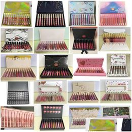 Nail Polish In Stock New Makeup Lipstick High-Quality 12 Colour Is1Set Matte Lip Gloss Drop Delivery Health Beauty Art Salon Dhnjp