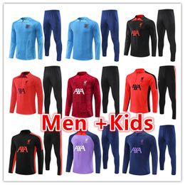 2023 2024 Men soccer tracksuit 22 23 24 ENGLANDS soccer jersey kids football tracksuit training suit tracksuits survetement foot chandal jogging kits sets