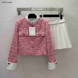 designer women tracksuit brand women's dress summer jacket fashion animal buttons girl sleeveless coat short skirt Jan 19