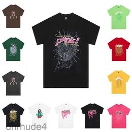 Sp5der Young Thug 555555 Men Women Hoodie High Quality Shirt Foam Print Spider Web Graphic Pink Sweatshirts Y2k T-shirt Pullovers Us Size S-xl 4QDA TCKB