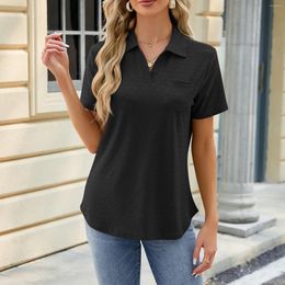 Women's T Shirts Short Polyester Long Sleeve Shirt Womens Lace Tops And Blouses Ladies V Neck Fall Clothes Women