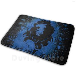 Carpets Blue Lion Splatter Mat Rug Carpet Anti-Slip Floor Mats Bedroom Fe3H Fe16 Fire Emblem Three Houses Lions