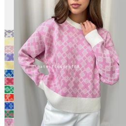 Women's Sweaters Spring Fall New INS Popular Sweater Jacquard Set Clothing For Women Sweater