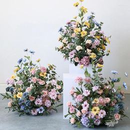 Decorative Flowers Polychrome Wedding Table Centerpieces Ball Pography And Po Setting Floor Flower Rose Floral Arrangement Window Display