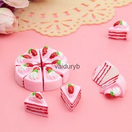 Kitchens Play Food 10PCS Flat Back DIY Miniature Artificial Fake Food Cake Resin Cabochon Decorative Craft Play Doll House Toyvaiduryb