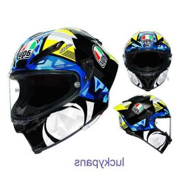 Fibre Helmet Full Men's Carbon AGV Motorcycle PISTA GP RR Track Anti Mist Seasonal Universal Limited Edition T4PO