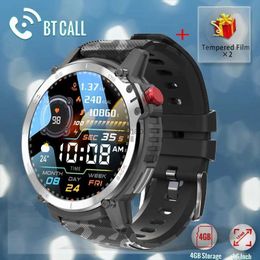 Smart Watches C22 Rugged Smart Watch Men 3atm Waterproof Sport Watches 1.6'' Blood Pressure Bluetooth Call Military Smartwatch For Android Ios