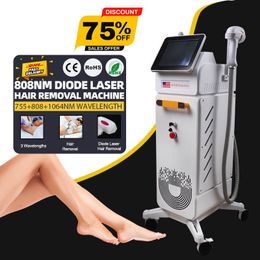 Power 808nm Hair Removal Pico Laser Tattoo Removal Machine Acne Treatment Wrinkle Removal Spots Whitening Beauty Equipment
