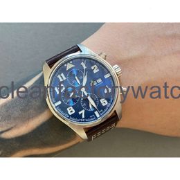 IWCity Menwatch Watch Mens Expensive Pilot Watches High Quality Auto Mechanical Uhren Super Luminous Date Watchmen Leather Strap Montre Luxe Vezc