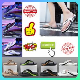 Free shipping Designer Casual Platform Slides Slippers Men Woman anti slip wear-resistant Light weight breathable super soft soles flip Flat Beach sandals