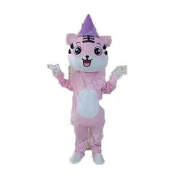 Tiger Costume Mascot Cartoon Anime theme character Unisex Adults Size Advertising Props Christmas Party Outdoor Outfit Suit